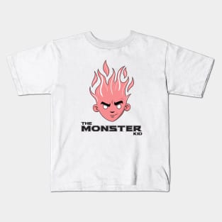 The Monster Kid (White and Red) Kids T-Shirt